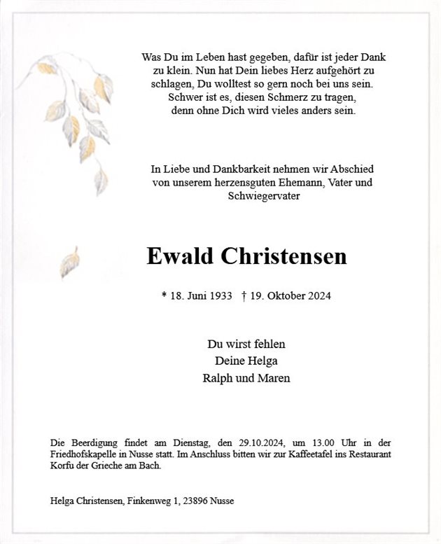 Ewald Christensen