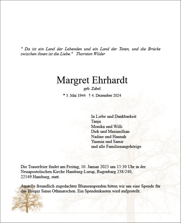 Margret Ehrhardt