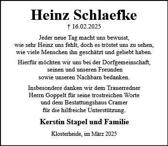 Heinz Schlaefke