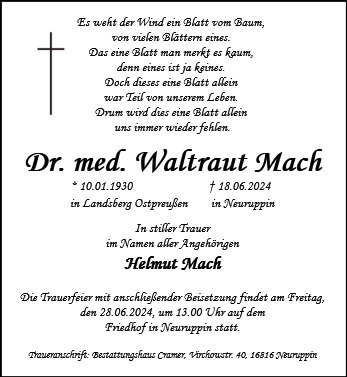 Waltraut Mach