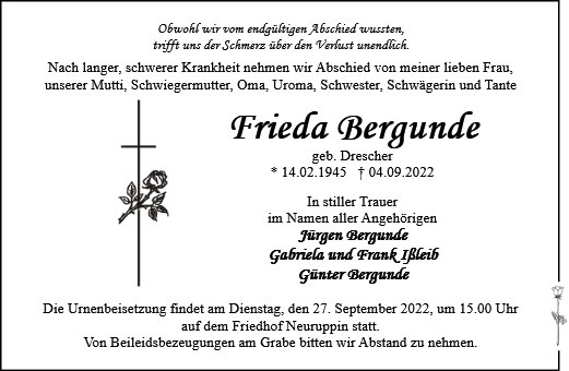 Frieda Bergunde