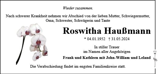 Roswitha Haußmann