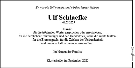 Ulf Schlaefke