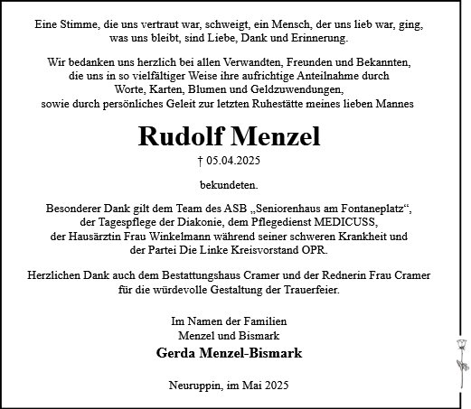 Rudolf Menzel