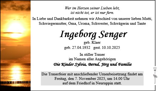 Inge Senger