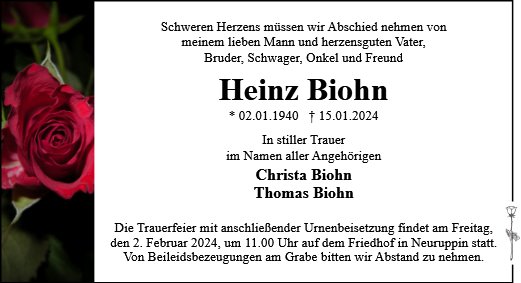Heinz Biohn