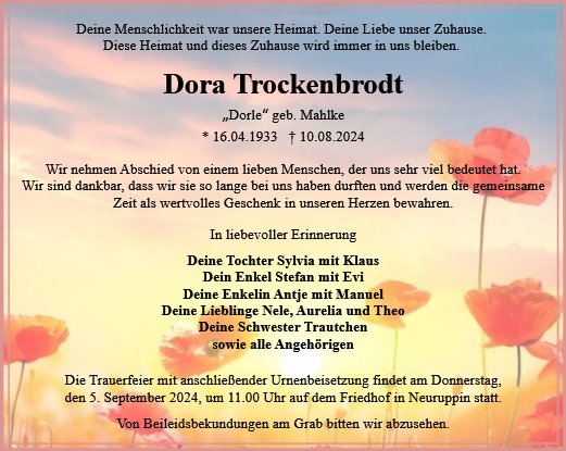 Dora Trockenbrodt