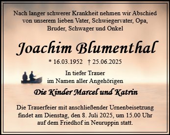 Joachim Blumenthal