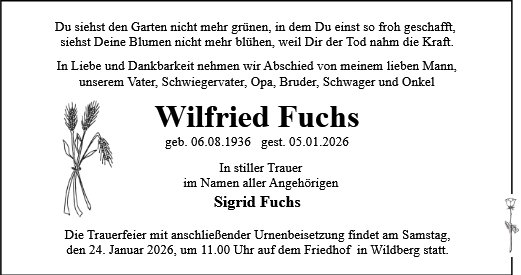 Wilfried Fuchs