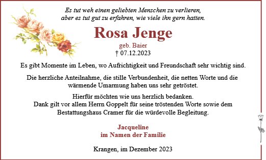 Rosa Jenge