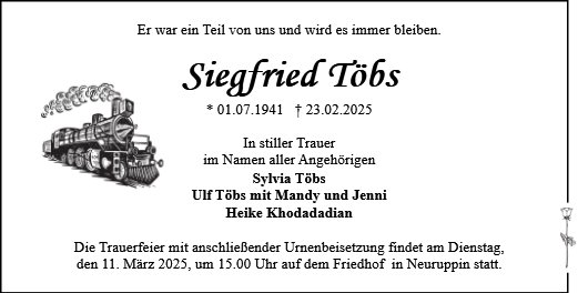 Siegfried Töbs