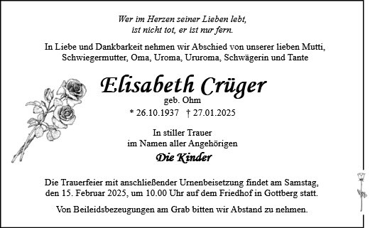 Elisabeth Crüger