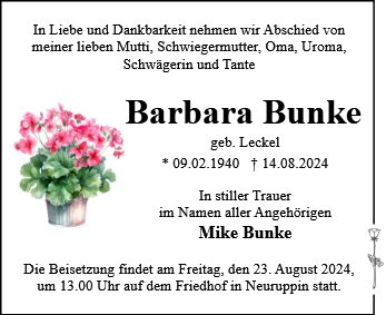 Barbara Bunke