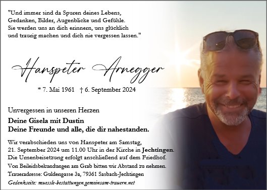 Hanspeter Arnegger