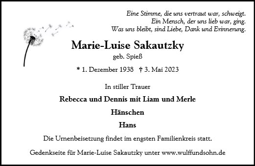Marie-Luise Sakautzky