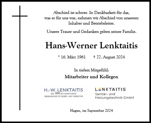 Hans-Werner Lenktaitis