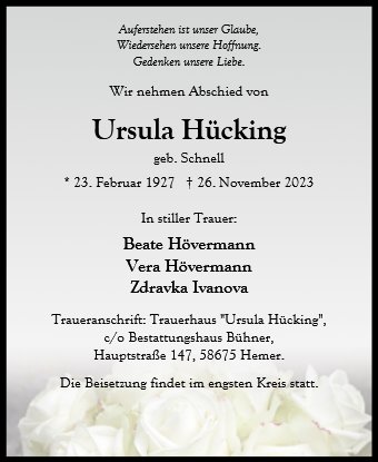 Ursula Hücking