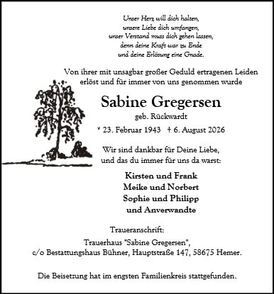 Sabine Gregersen
