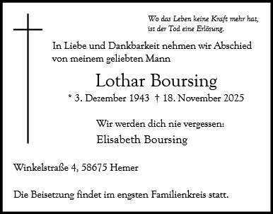 Lothar Boursing