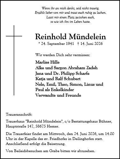 Reinhold Mündelein