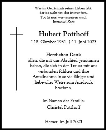 Hubert Potthoff