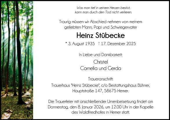 Heinrich Franz Stübecke