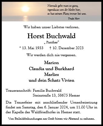 Horst Buchwald