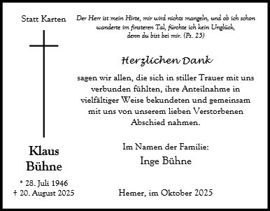 Klaus Bühne