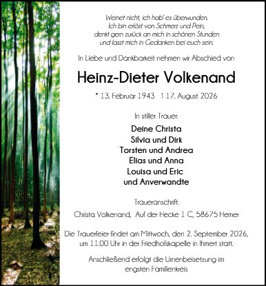 Heinz-Dieter Volkenand