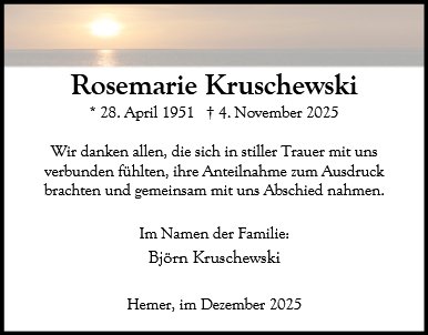 Rosemarie Kruschewski