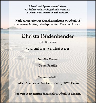 Christa Büdenbender