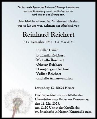 Reinhard Reichert
