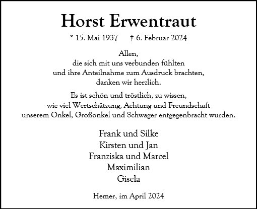 Horst Erwentraut