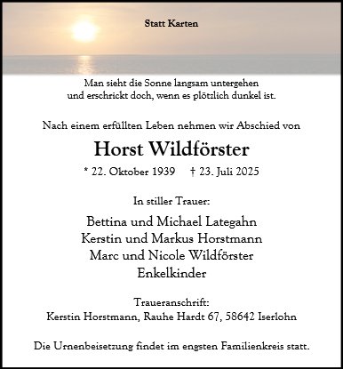 Horst Wildförster