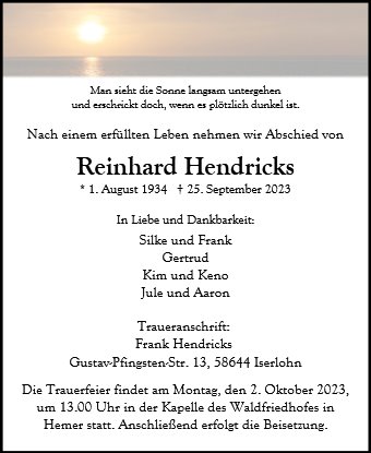 Reinhard Hendricks