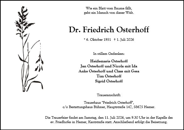 Friedrich Osterhoff