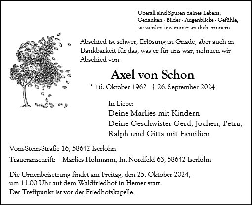 Axel von Schon