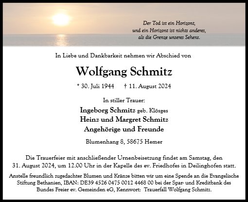 Wolfgang Schmitz