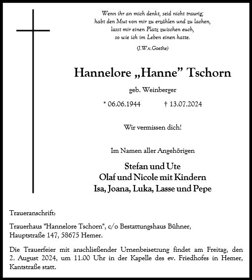 Hannelore Tschorn