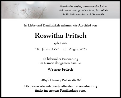 Roswitha Fritsch