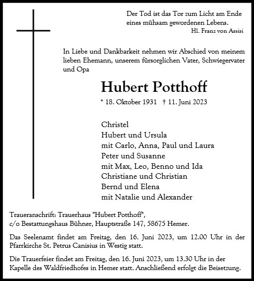 Hubert Potthoff