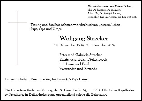 Wolfgang Strecker