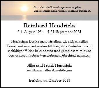 Reinhard Hendricks