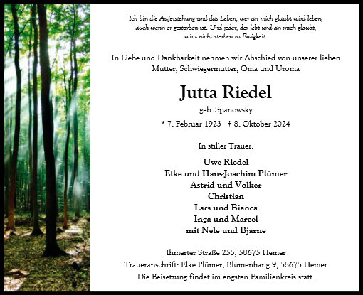 Jutta Riedel