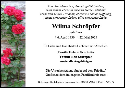 Wilma Schröpfer