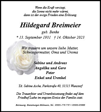 Hildegard Breimeier