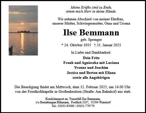 Ilse Bemmann