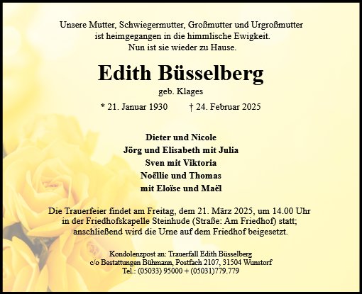 Edith Büsselberg