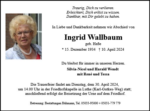 Ingrid Wallbaum