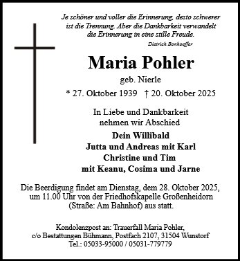 Maria Pohler